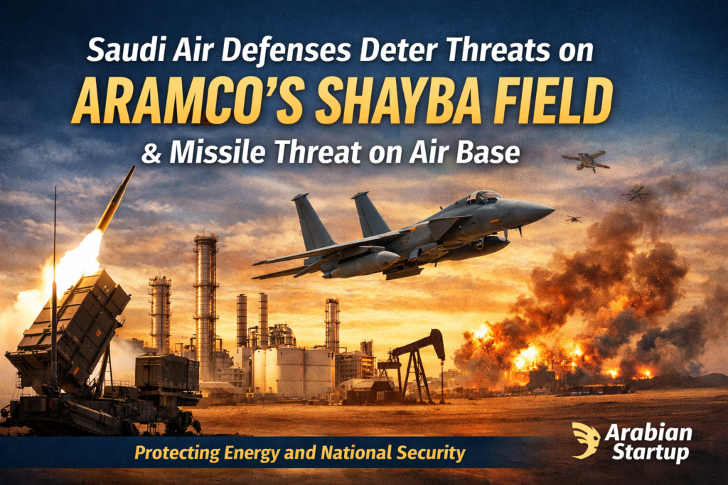 Saudi Air Defenses Stop Drone Attack on Shayba Field | Arabian Startup Analysis