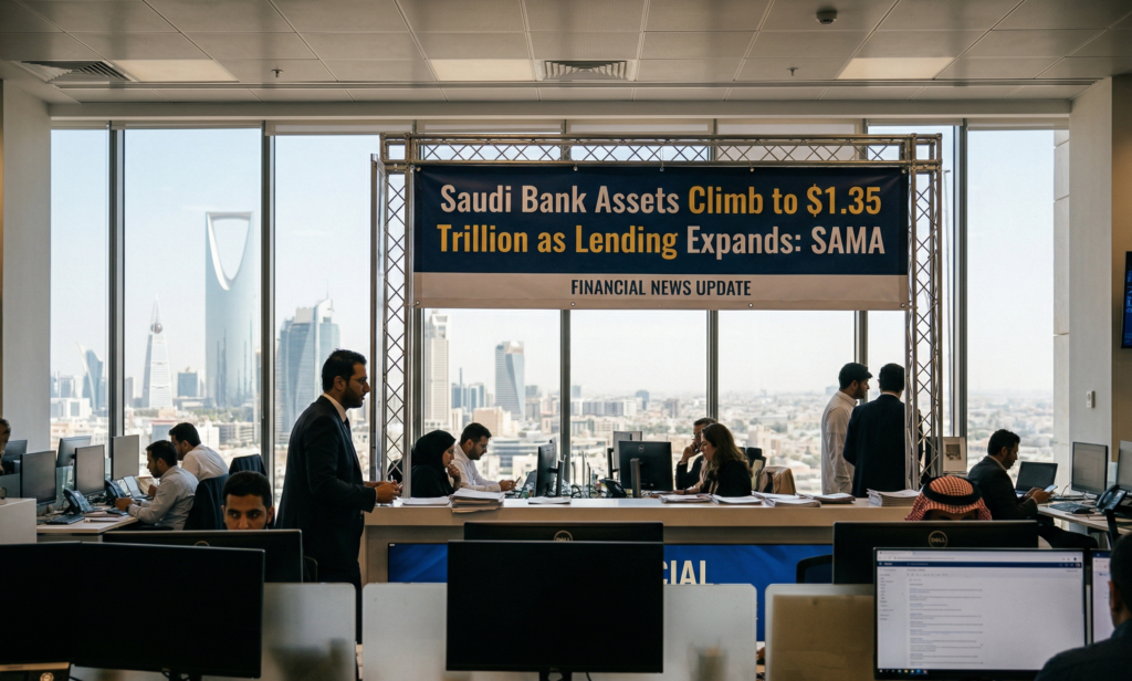Saudi Bank Assets Reach $1.35 Trillion as Lending Grows | SAMA Report