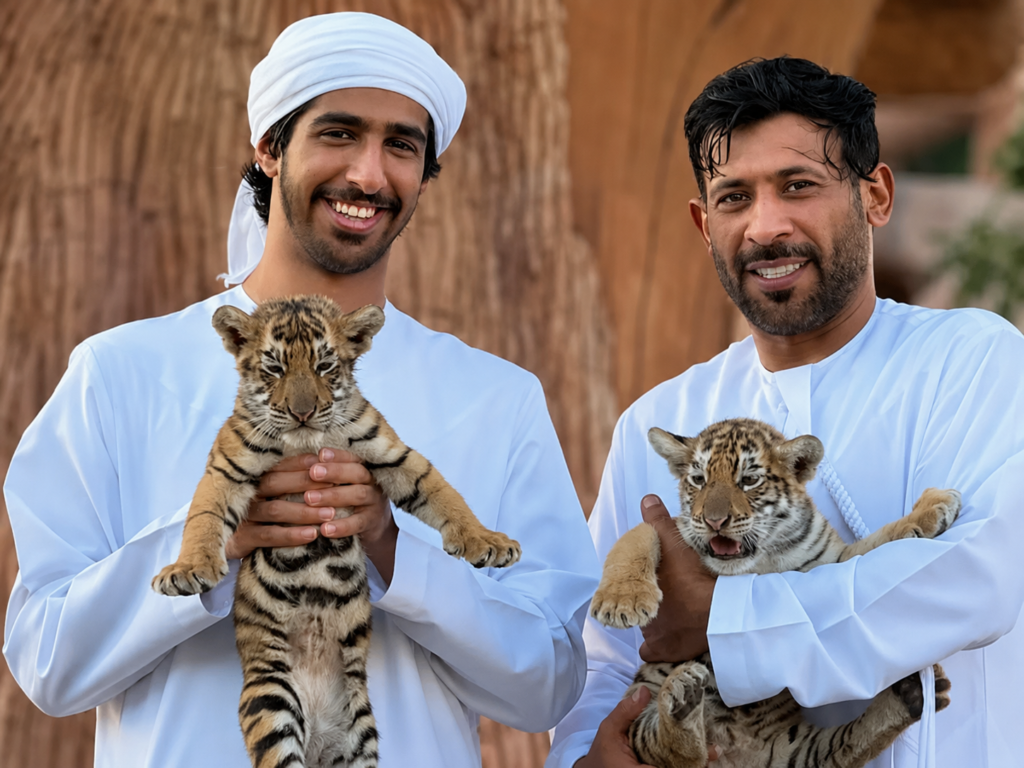 Humaid Abdulla Albuqaish Had Tiger Cubs Winning Hearts | Wildlife Story