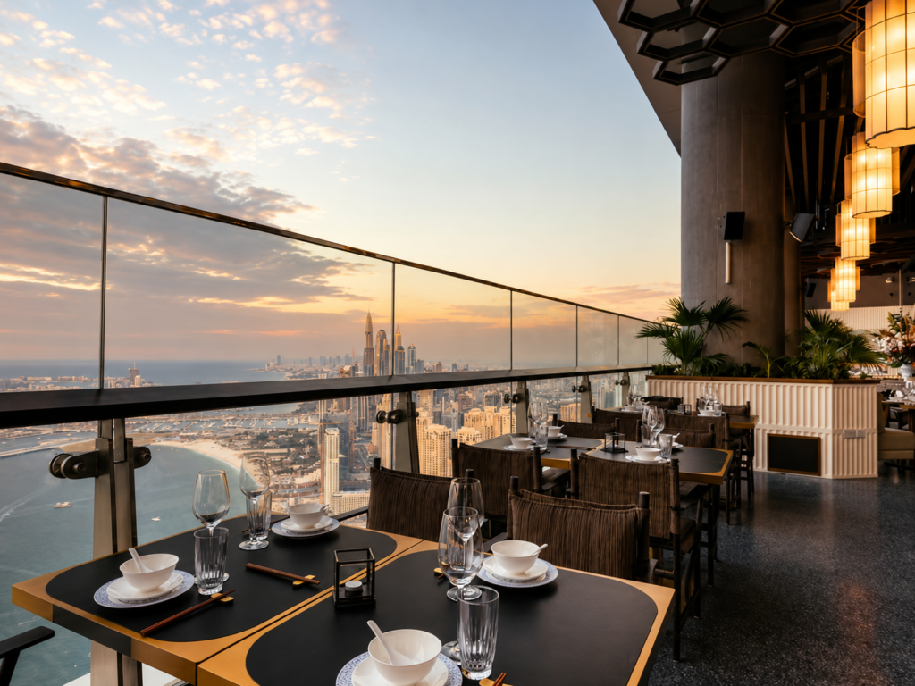 Dubai Restaurants with Amazing Burj Khalifa & Marina Views | Arabian Startup